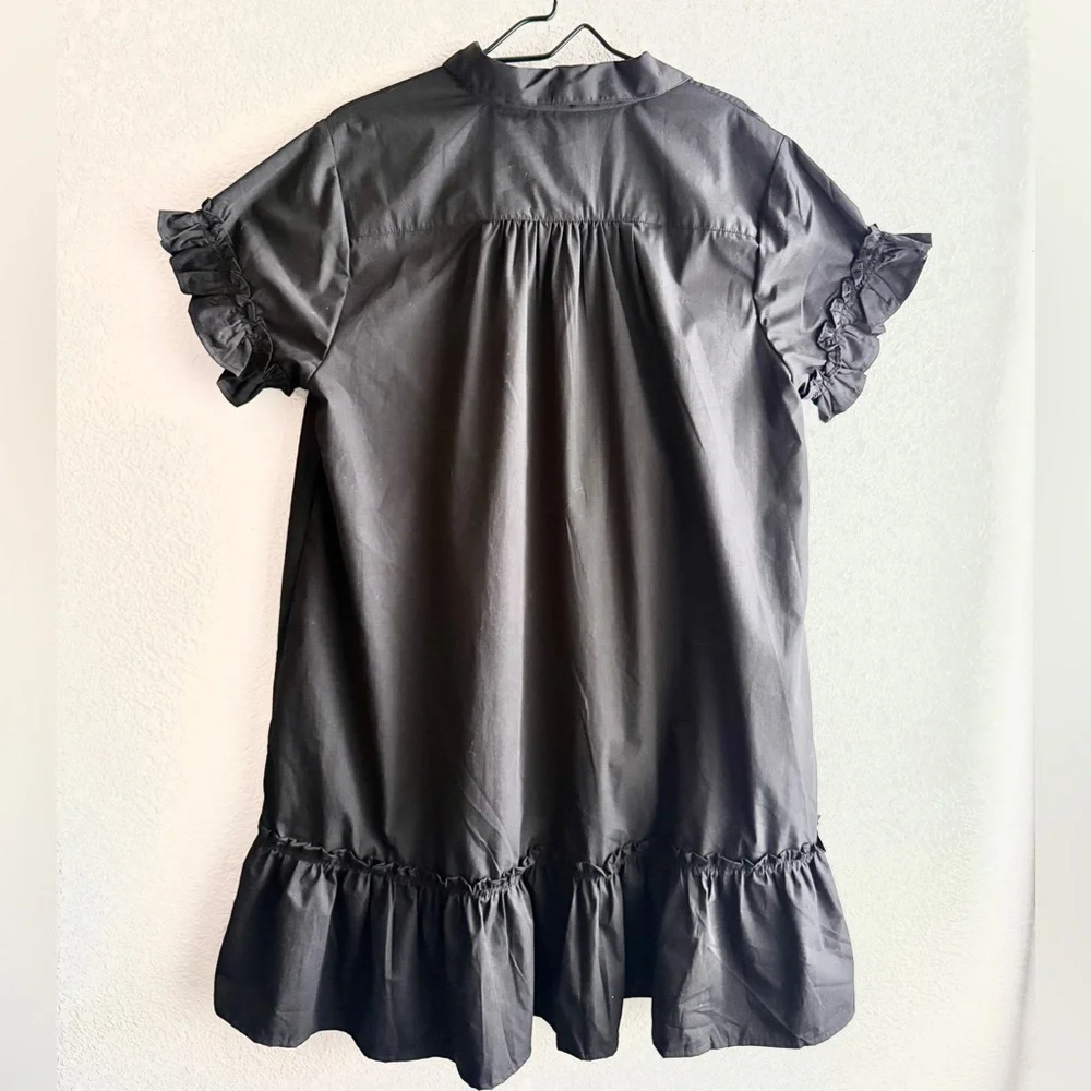 Meadow Rhodes Button Down Ruffled Dress - Picture 3 of 3